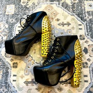 2 pairs of Jeffery Campbell spiked Litad